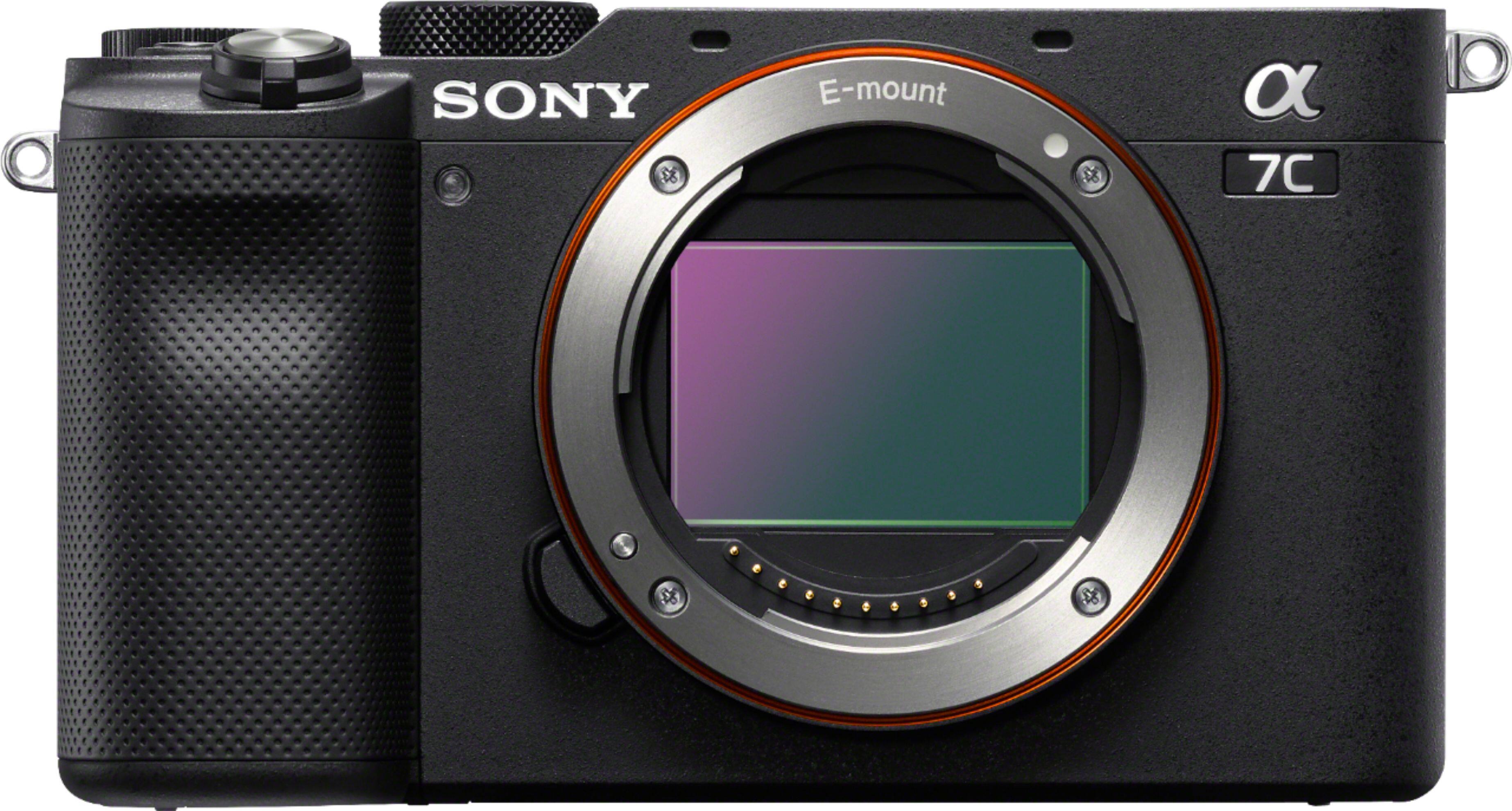 Alt View 15. Sony - Alpha 7C Full-frame Mirrorless Camera - Black.