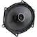 Angle. KICKER - KS Series 6" x 8" 2-Way Coaxial Car Speakers with Polymer Cones (Pair) - Black.
