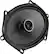 Front. KICKER - KS Series 6" x 8" 2-Way Coaxial Car Speakers with Polymer Cones (Pair) - Black.