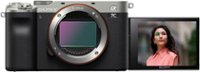 Sony - Alpha 7C Full-frame Mirrorless Camera - Silver - Front_Zoom