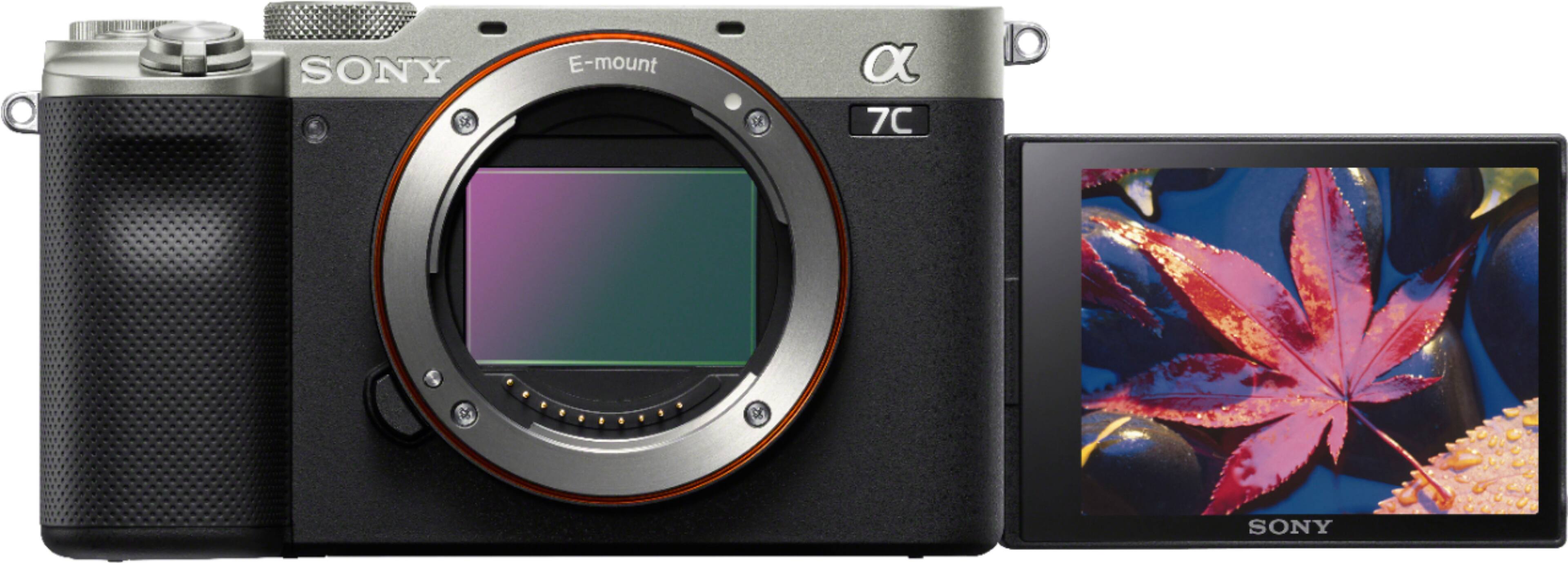 Alt View 11. Sony - Alpha 7C Full-frame Mirrorless Camera - Silver.