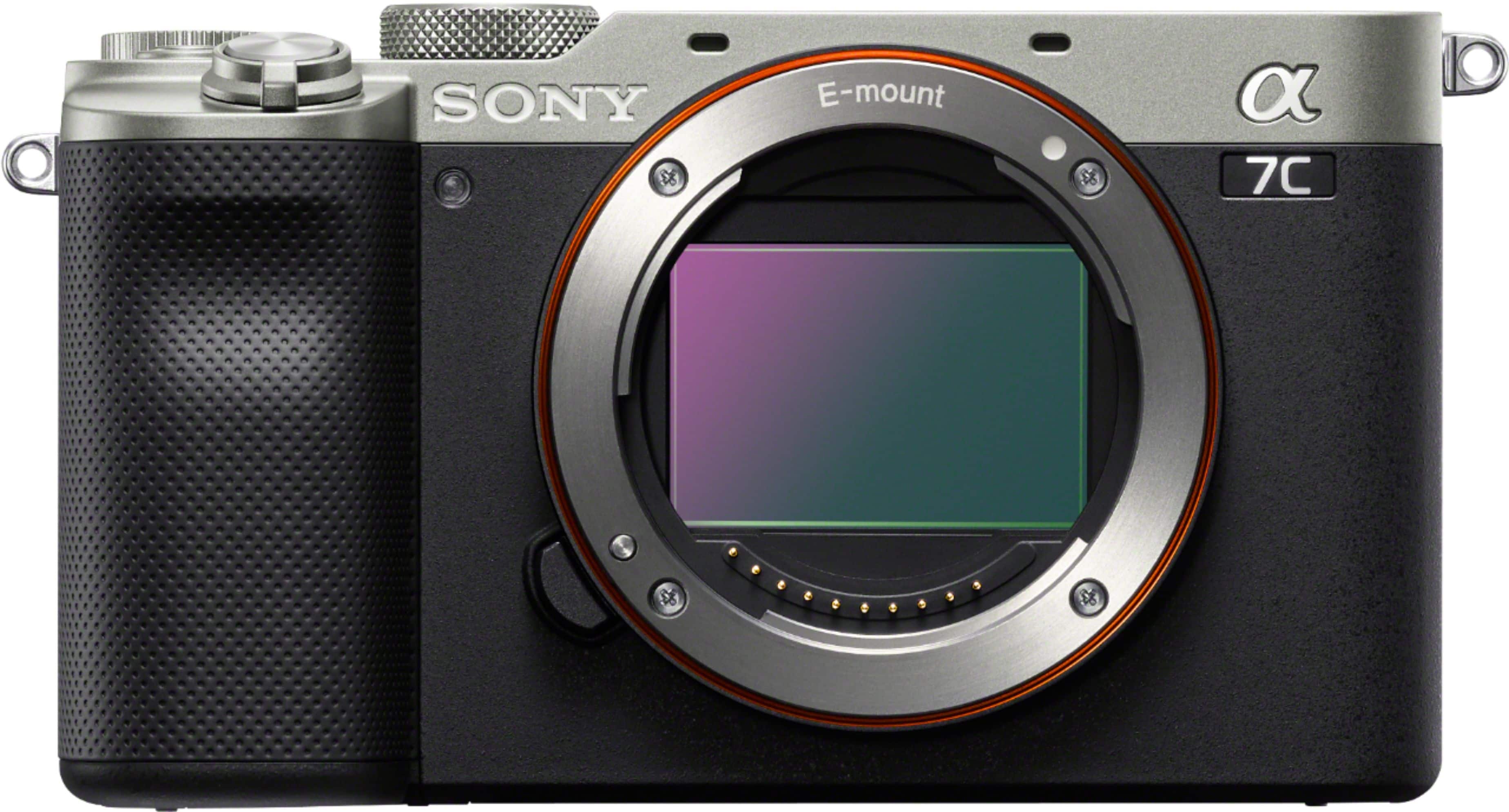 Alt View 14. Sony - Alpha 7C Full-frame Mirrorless Camera - Silver.