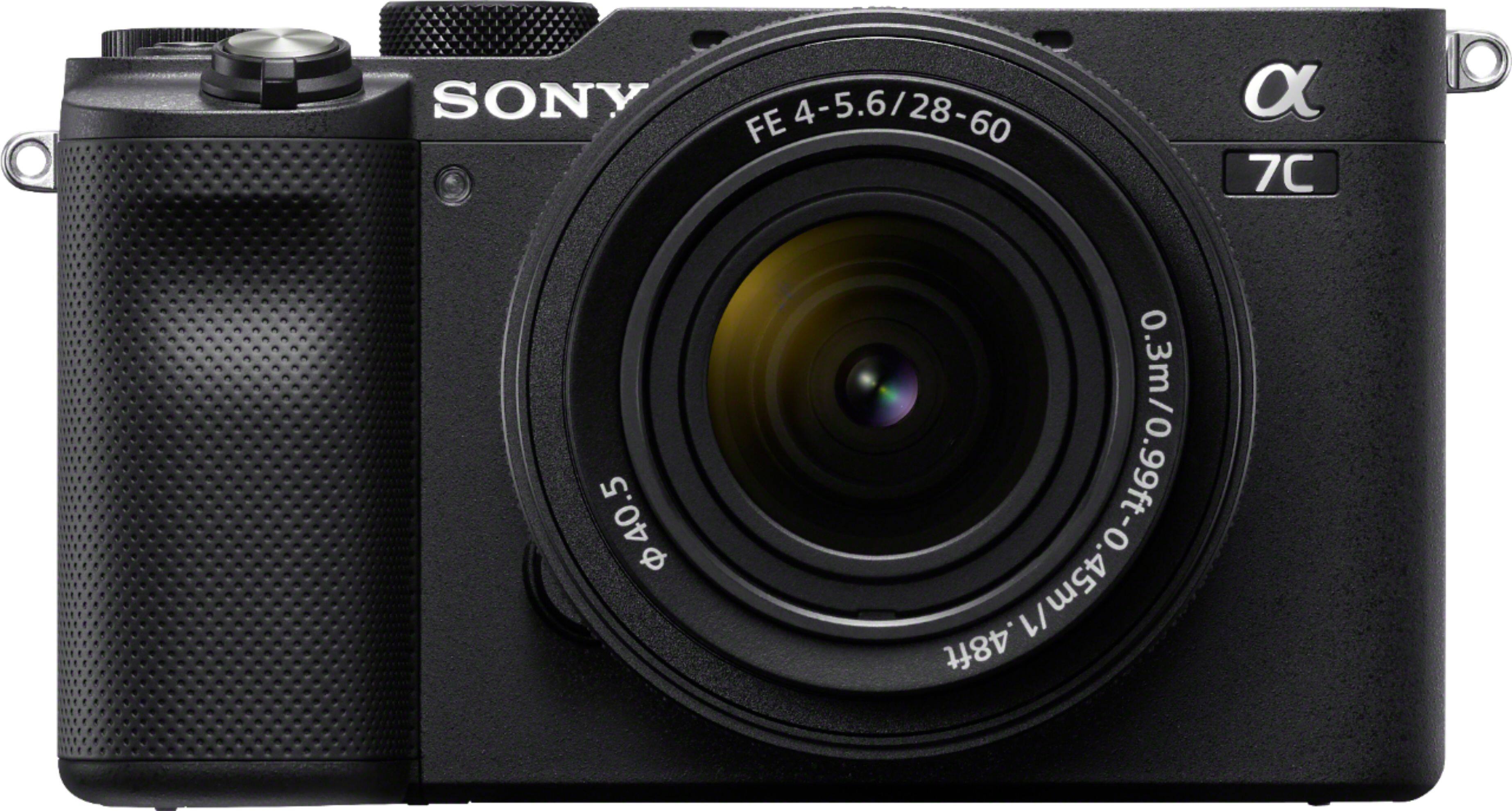 Alt View 12. Sony - Alpha 7C Full-frame Compact Mirrorless Camera with FE 28-60mm F4-5.6 lens - Black.