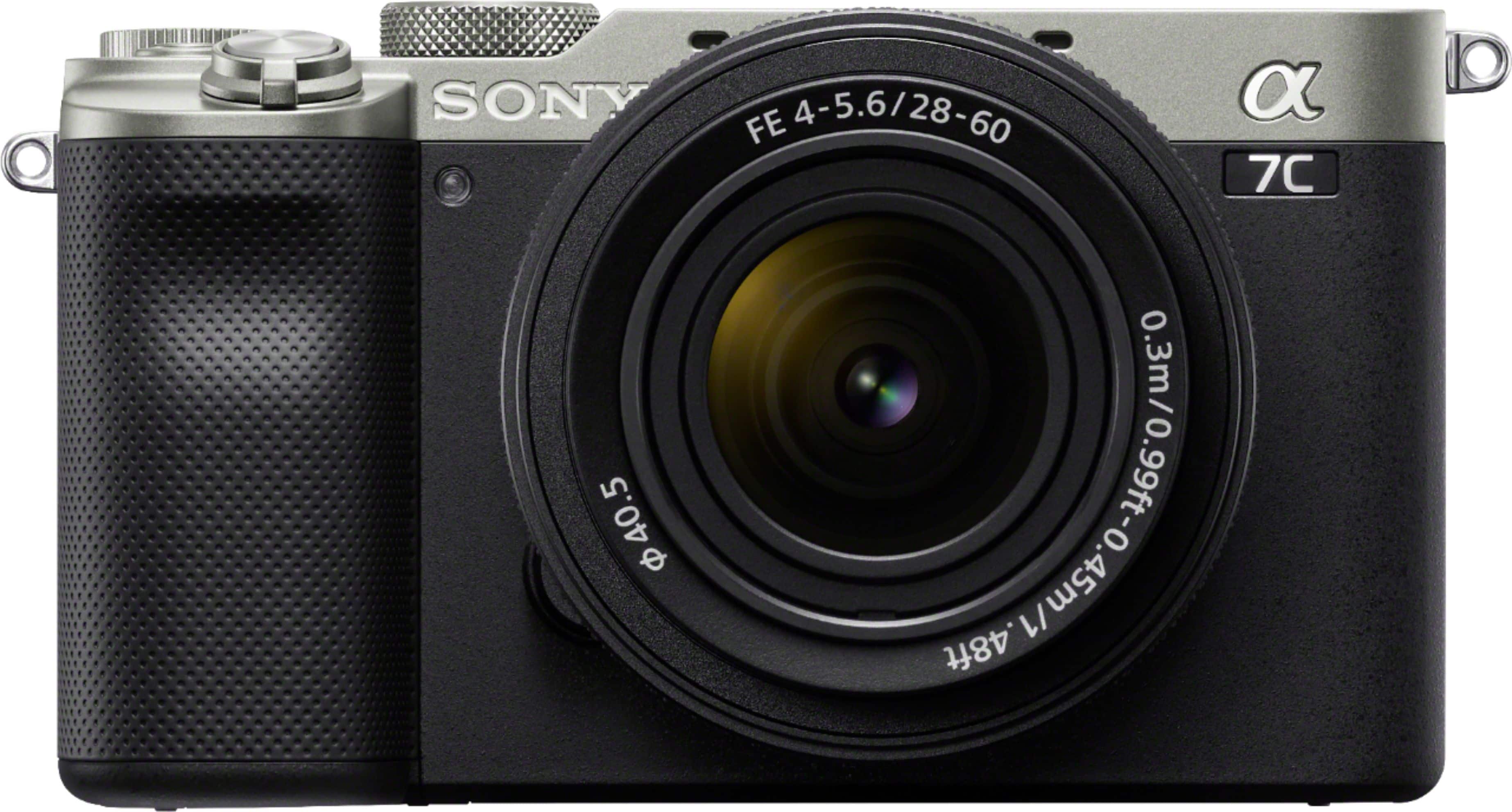 Alt View 11. Sony - Alpha 7C Full-frame Compact Mirrorless Camera with FE 28-60mm F4-5.6 lens - Silver.