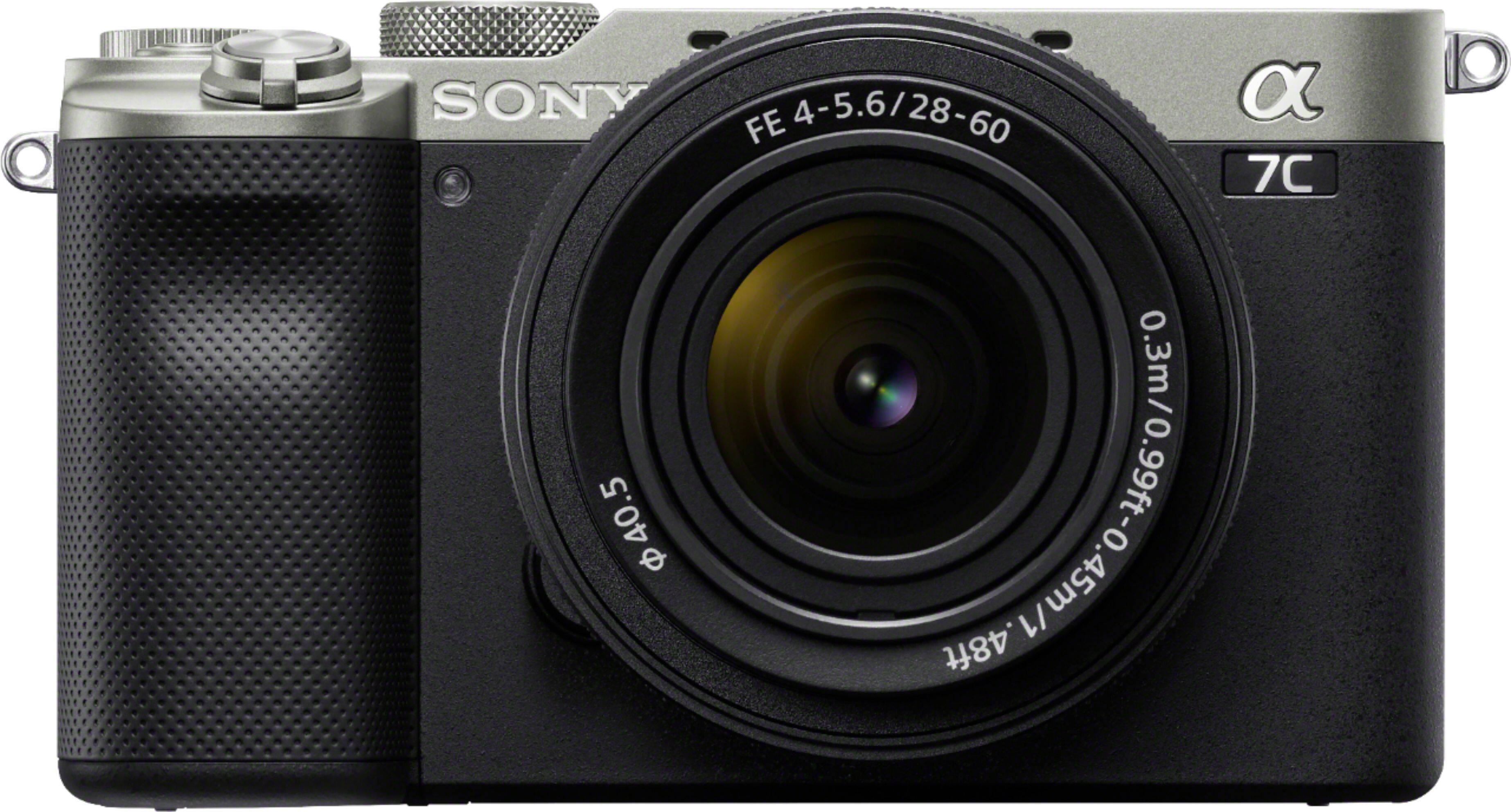 Alt View 11. Sony - Alpha 7C Full-frame Compact Mirrorless Camera with FE 28-60mm F4-5.6 lens - Silver.