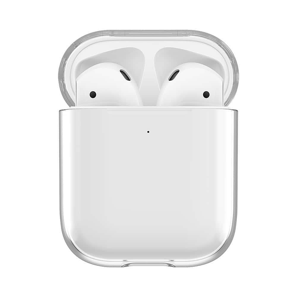 Front. Incase - Clear Case for Apple AirPods - Clear.