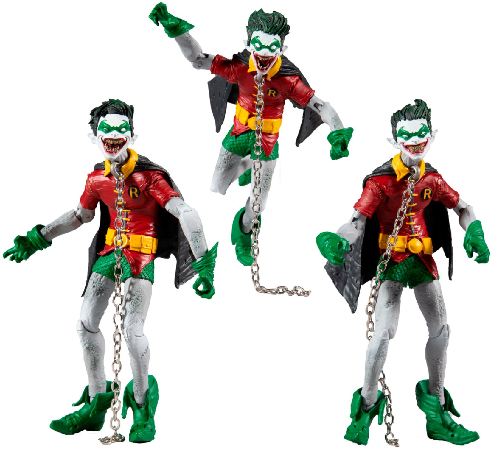 w/MERCILESS DC Multiverse ~ ROBIN EARTH-22 PARTIAL OPEN MOUTH VARIANT CROW 