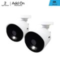 Left Zoom. Night Owl - Wired Add On 4K Ultra HD Spotlight Cameras (2-Pack) - White.