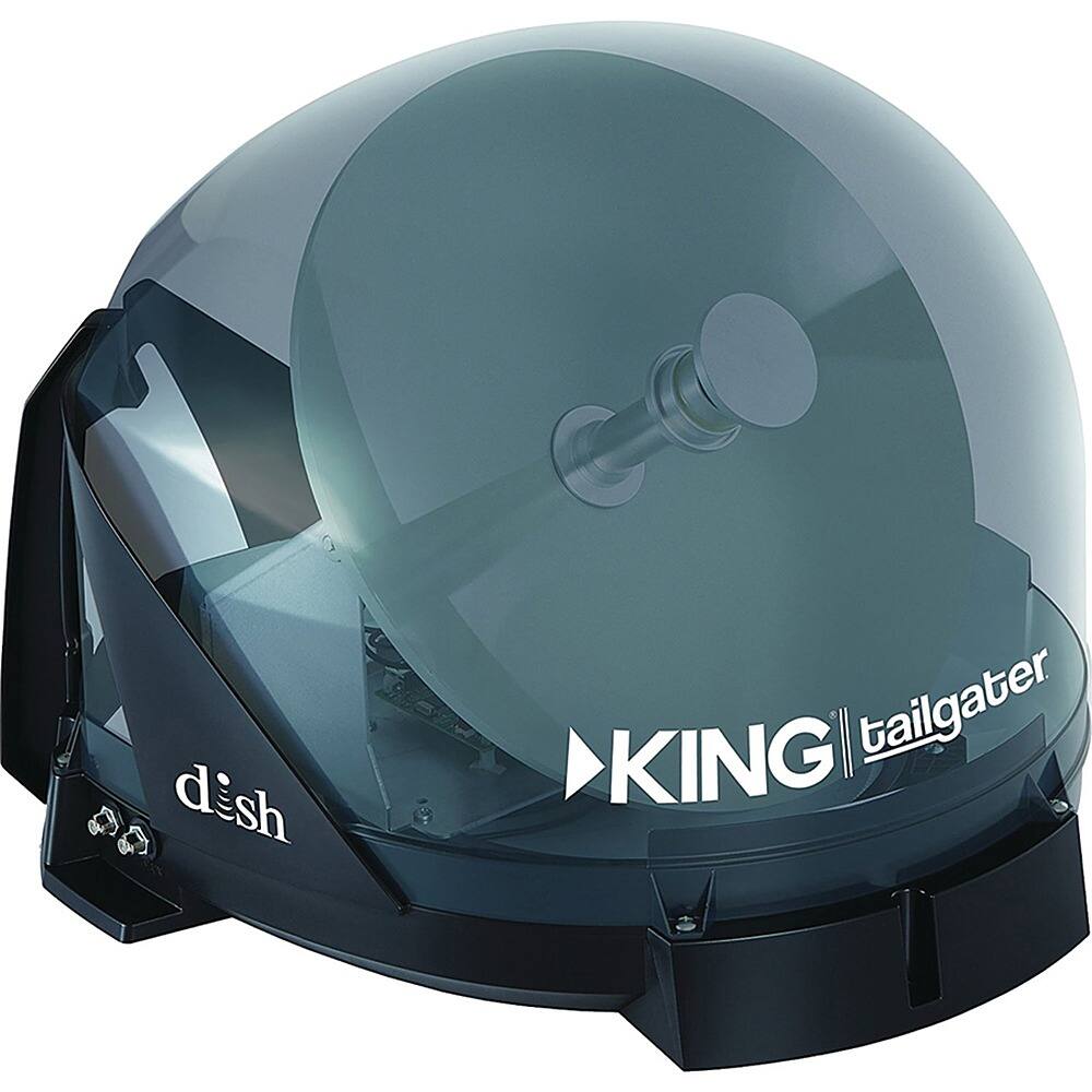 KING Tailgater Satellite Dish & Receiver Black Black VQ4550 Best Buy