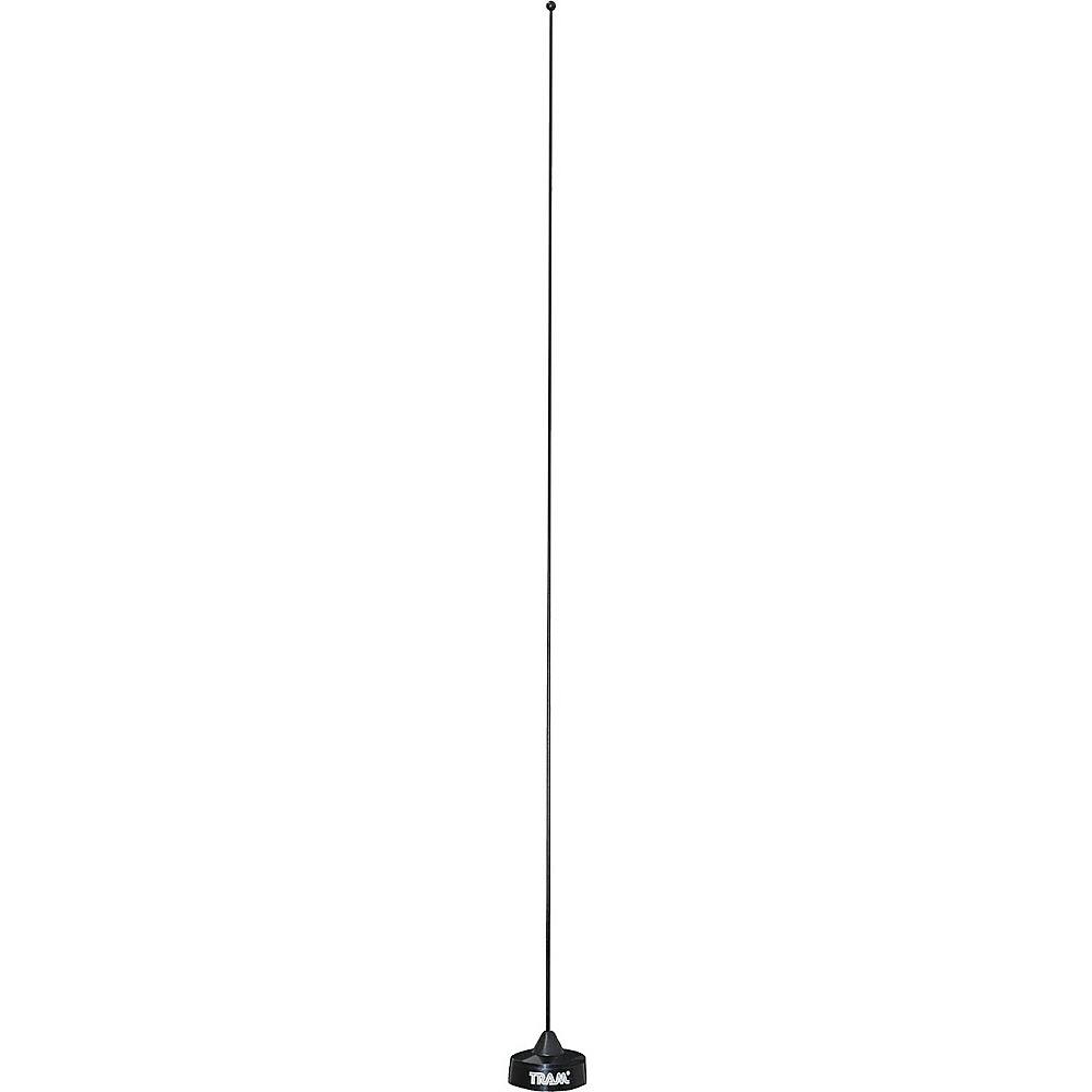 Front. Tram - 143 MHz to 159 MHz VHF Pretuned Wideband NMO Antenna - Black.