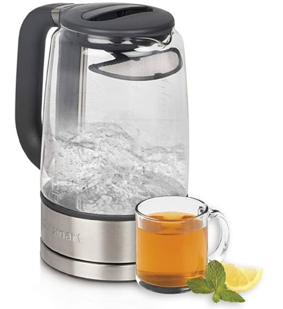 Alt View 13. Cuisinart - Cordless Electric Kettle - Clear.