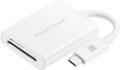 Alt View Zoom 13. Platinum™ - USB-C to SD and microSD Card Reader - White.