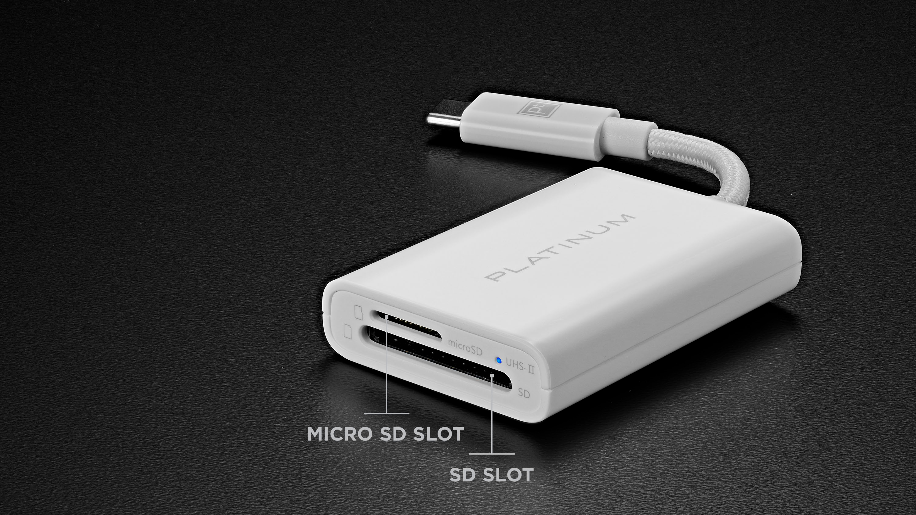 spids Korrespondent Myrde Platinum™ USB-C to SD and microSD Card Reader White PT-AFACS - Best Buy