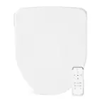 Front. Bio Bidet - Bio Bidet by Bemis - Slim Three Bidet Toilet Seat - Elongated - Elongated White.