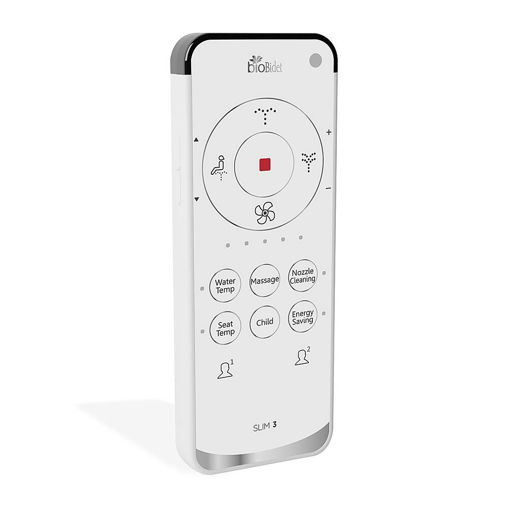 Bio Bidet Slim Three Electric SelfCleaning Bidet Toilet Seat w/Warm