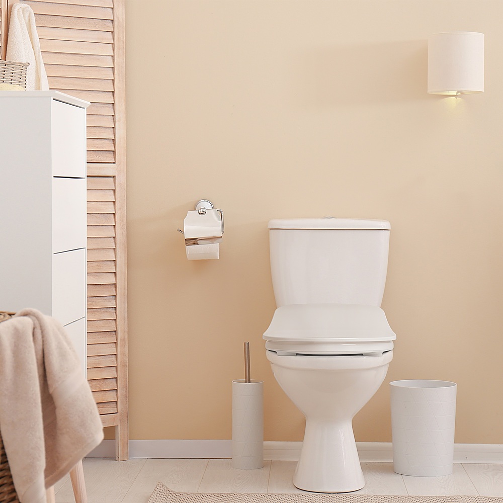 Bio Bidet Slim Three Electric Self-Cleaning Bidet Warm Toilet Seat Elongated