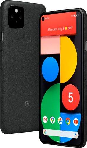 Google Pixel 5 - 5G smartphone - dual-SIM - RAM 8 GB / 128 GB - OLED display - 6" - 2340 x 1080 pixels - 2x rear cameras 12.2 MP, 16 MP - front camera 8 MP - AT&T - just black