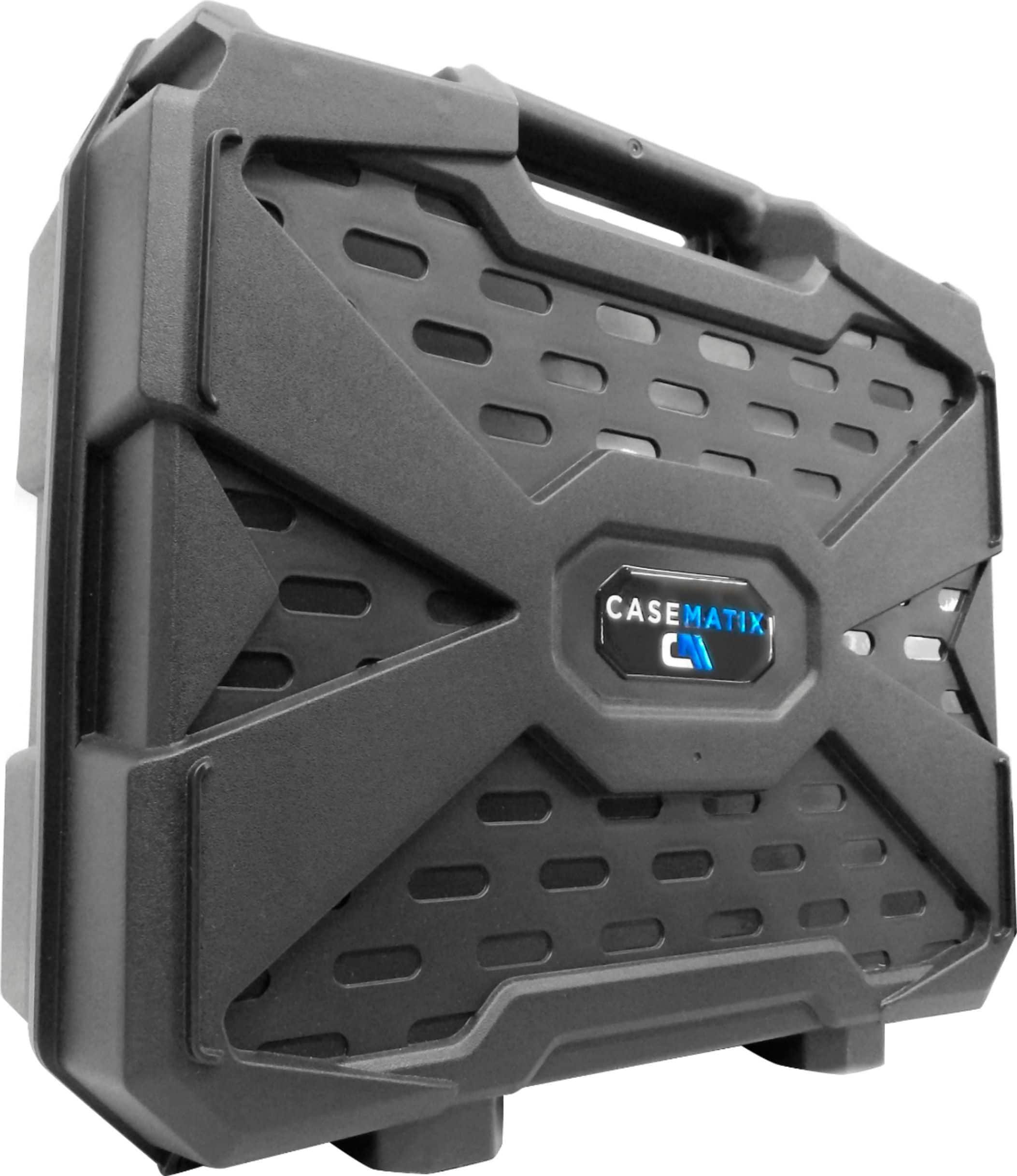 Alt View 12. CASEMATIX - Hard Shell Custom Travel Case for Meta Quest 3 and 2 VR Headsets - Black.
