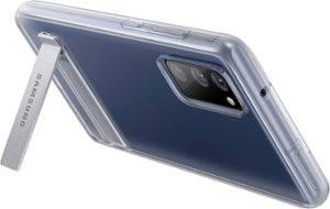 Samsung - Clear Standing Cover Case for Galaxy S20 FE - Transparent - Front_Zoom