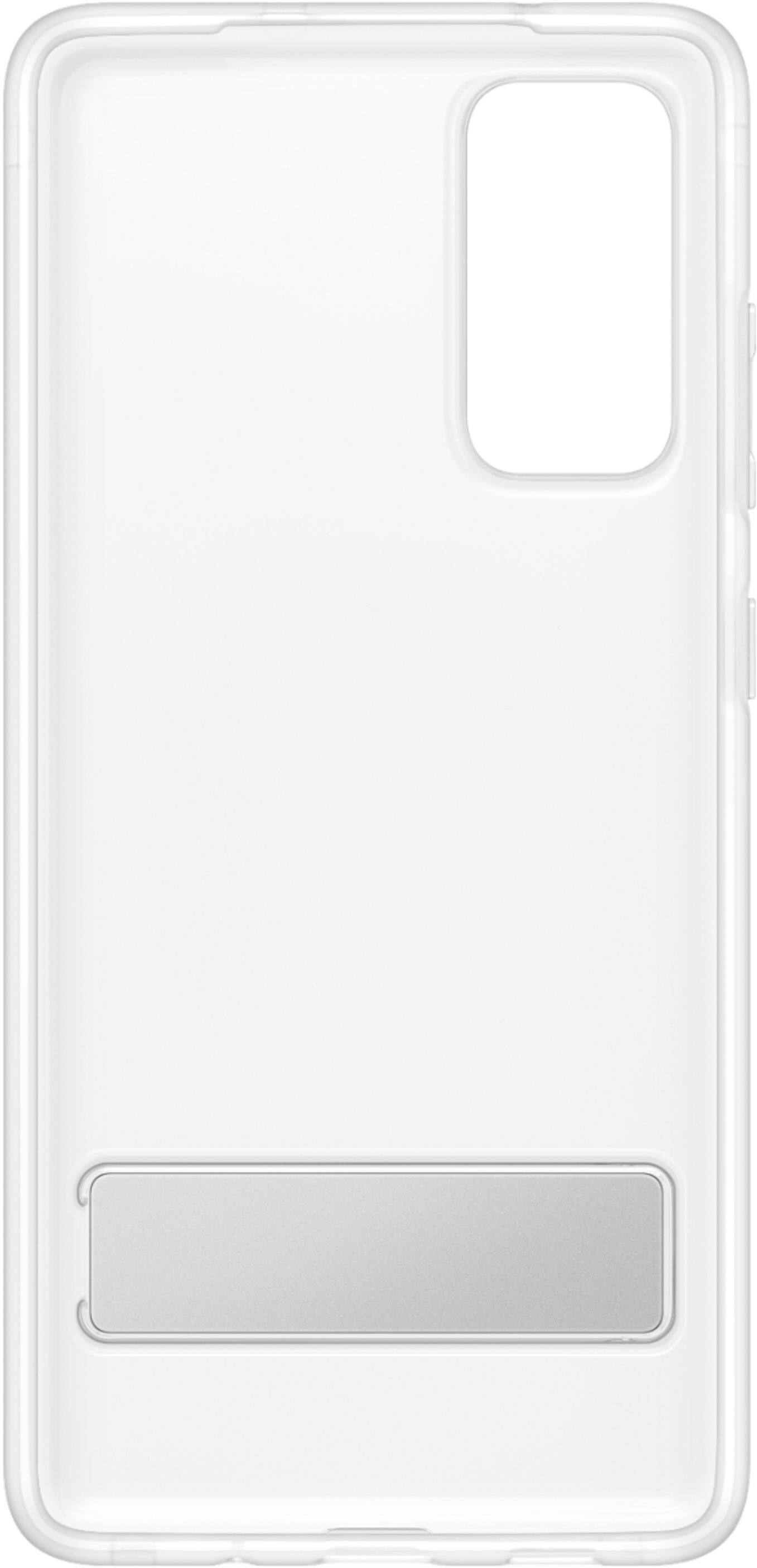 Alt View 16. Samsung - Clear Standing Cover Case for Galaxy S20 FE - Transparent.