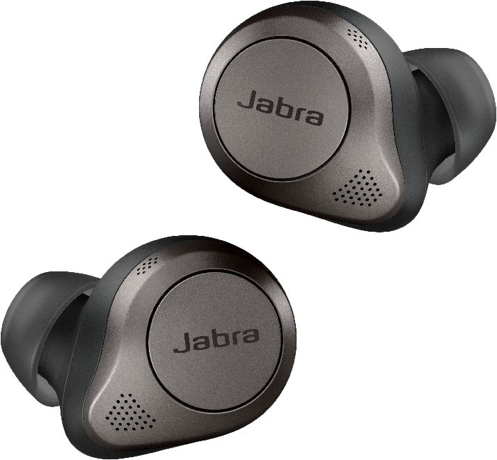 Jabra - Elite 85t True Wireless Advanced Active Noise Cancelling Earbuds -  Titanium Black