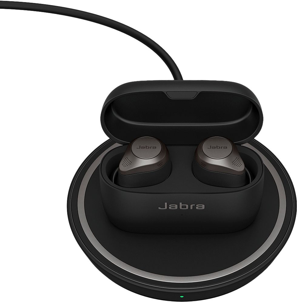 Jabra Elite 85t True Wireless Advanced Active Noise Cancelling Earbuds  Titanium Black 100-99190000-02 - Best Buy