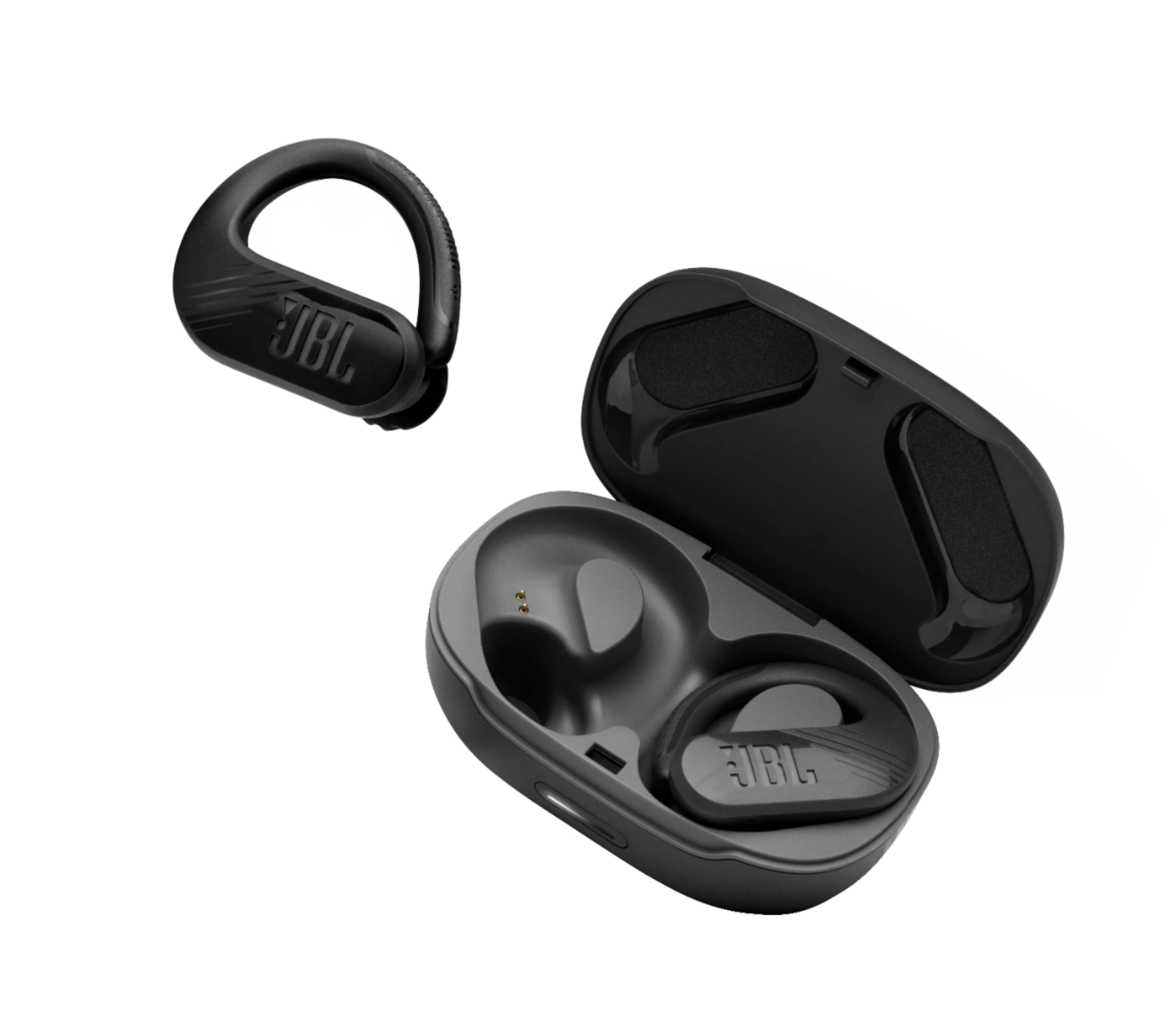 Alt View 14. JBL - Endurance Peak II True Wireless In-Ear Earbuds - Black.