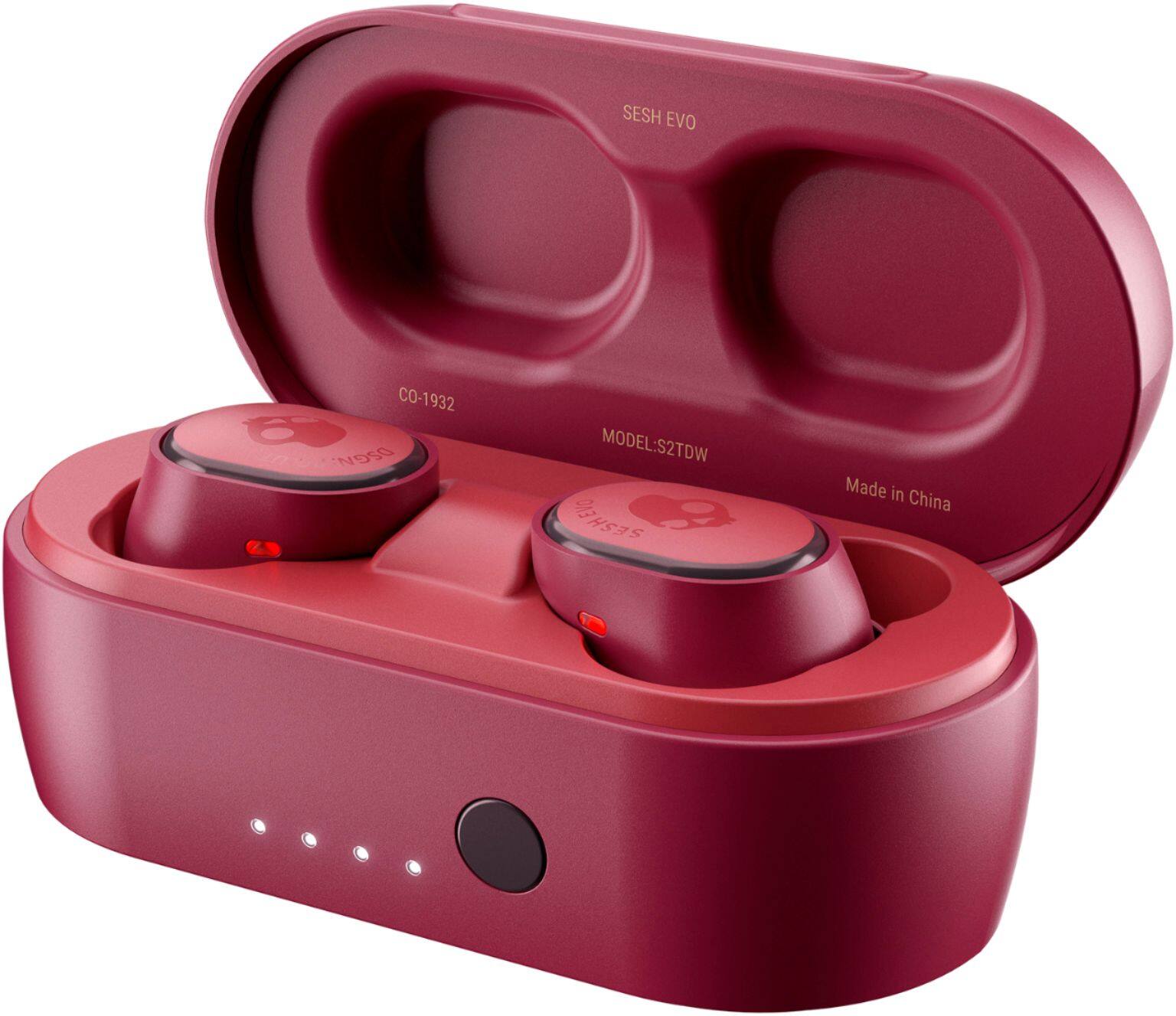 Alt View 11. Skullcandy - Sesh Evo True Wireless In-Ear Headphones - Deep Red.