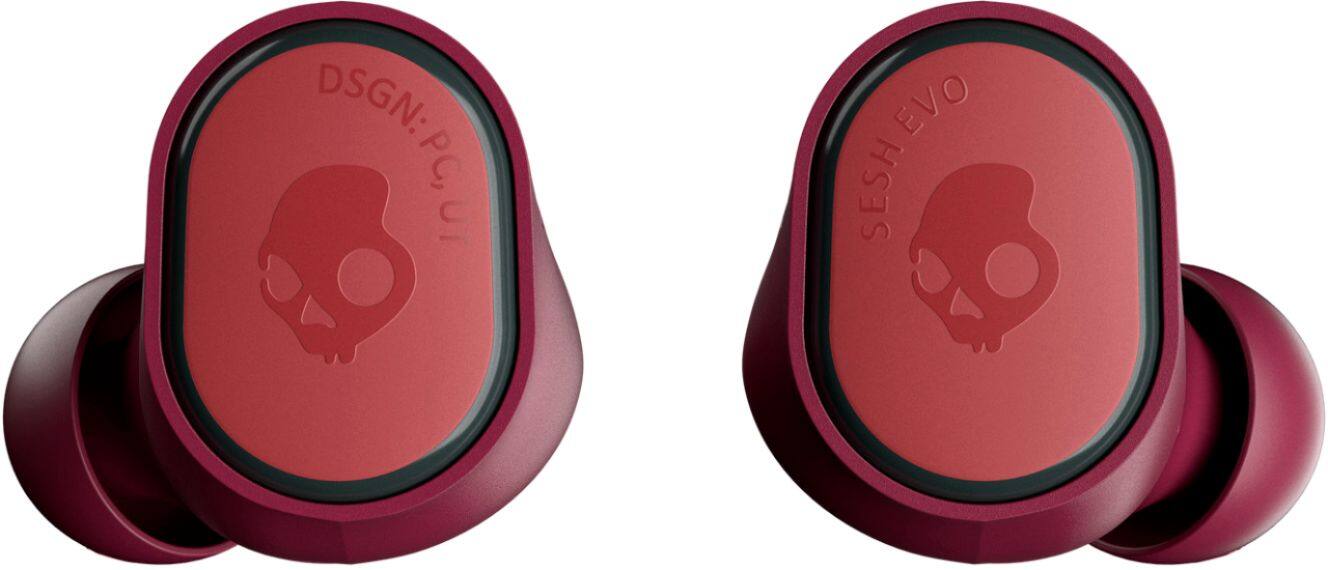 Alt View 12. Skullcandy - Sesh Evo True Wireless In-Ear Headphones - Deep Red.