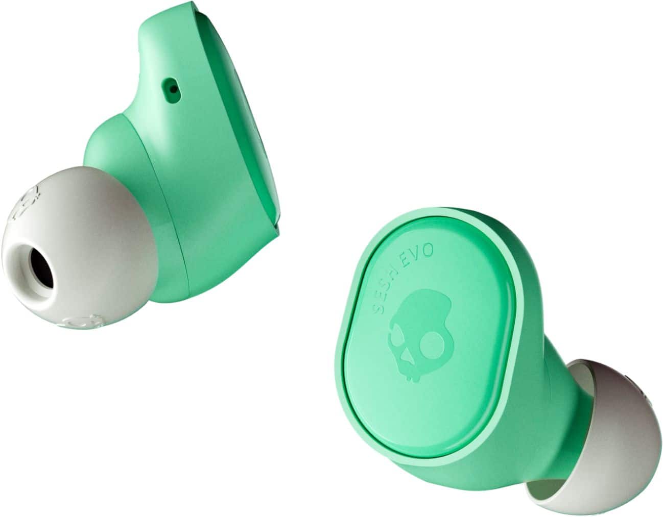 Front. Skullcandy - Sesh Evo True Wireless In-Ear Headphones - Pure Mint.