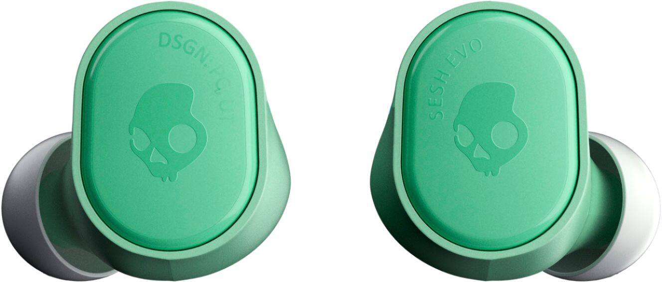 Left. Skullcandy - Sesh Evo True Wireless In-Ear Headphones - Pure Mint.