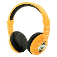 BuddyPhones - Wave Waterproof Wireless On-Ear Headphones - Yellow - Front_Zoom