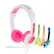 Front. BuddyPhones - School+ Wired On-Ear Headphones - Pink.