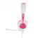 Left. BuddyPhones - School+ Wired On-Ear Headphones - Pink.