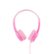 Alt View Zoom 13. BuddyPhones - Travel Wired On-Ear Headphones - Pink.