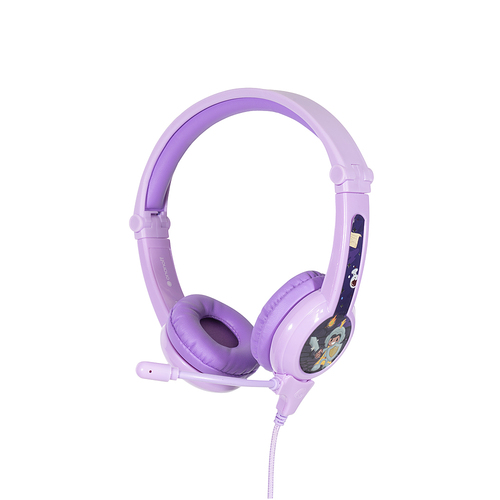 BuddyPhones - Galaxy Wired Stereo Gaming Headset - Purple