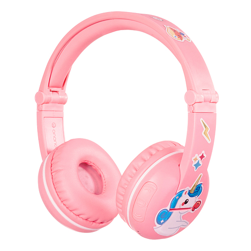 BuddyPhones - Play Wireless On-Ear Headphones - Pink