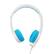 Alt View 11. BuddyPhones - School+ Wired On-Ear Headphones - Blue.