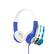 Alt View 12. BuddyPhones - Discover Wired On-Ear Headphones - Blue.