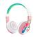 Front. BuddyPhones - Wave Waterproof Wireless On-Ear Headphones - Pink.