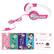 Alt View 16. BuddyPhones - Discover Wired On-Ear Headphones - Pink.