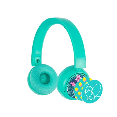 BuddyPhones - POP Wireless On-Ear Headphones - Turquoise