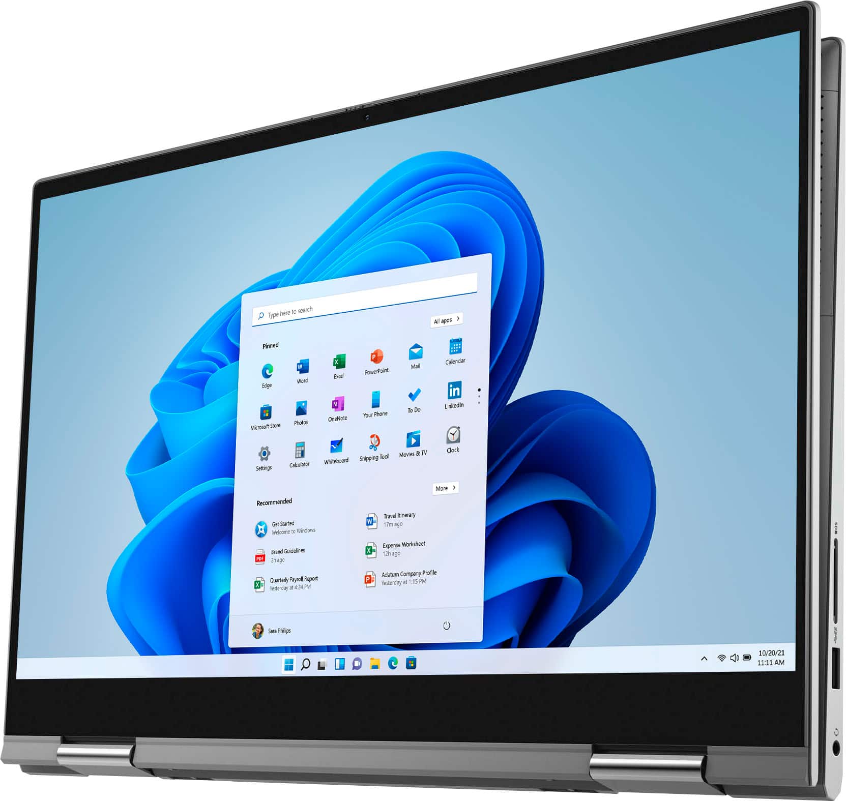 Alt View 7. Dell - Inspiron 7000 2-in-1 15.6" FHD Touch-Screen Laptop - Intel Core i7 - 16GB Memory - 512GB SSD + 32GB Optane.