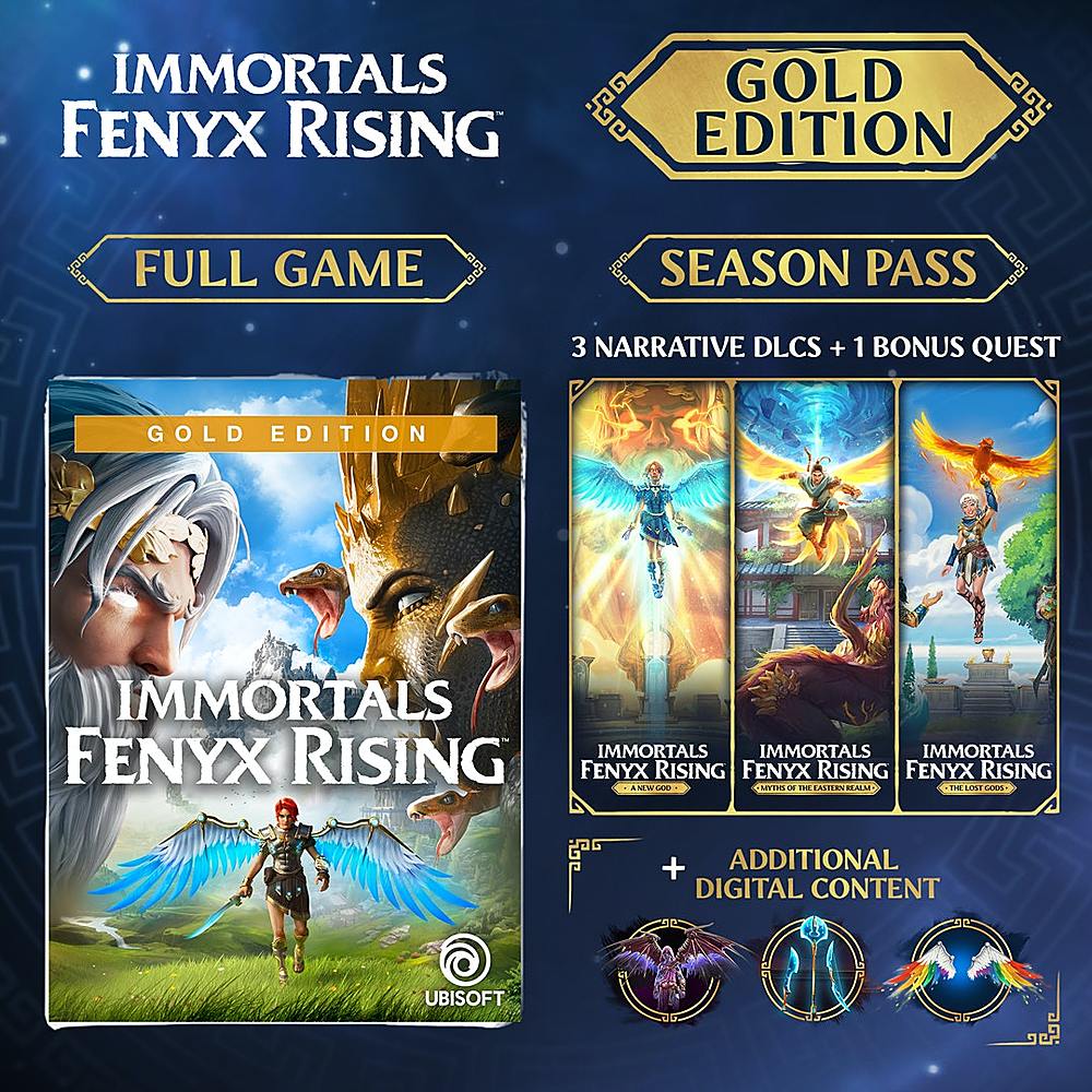 Left View: Immortals Fenyx Rising: Gold Edition - PlayStation 4,