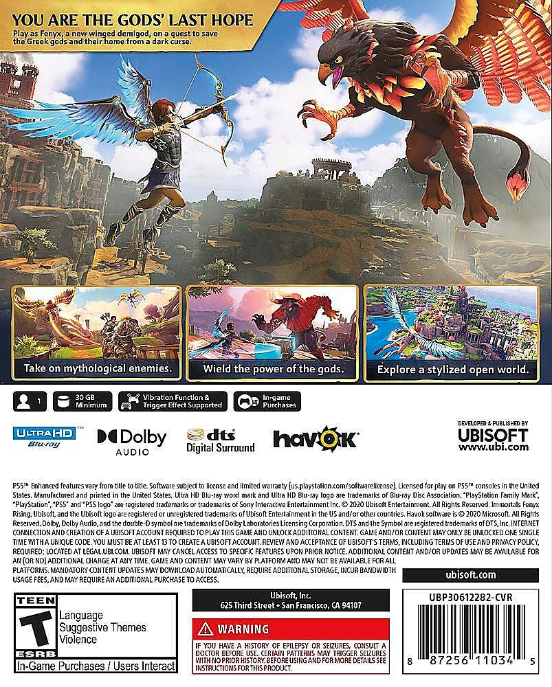 Angle. Ubisoft - Immortals Fenyx Rising.