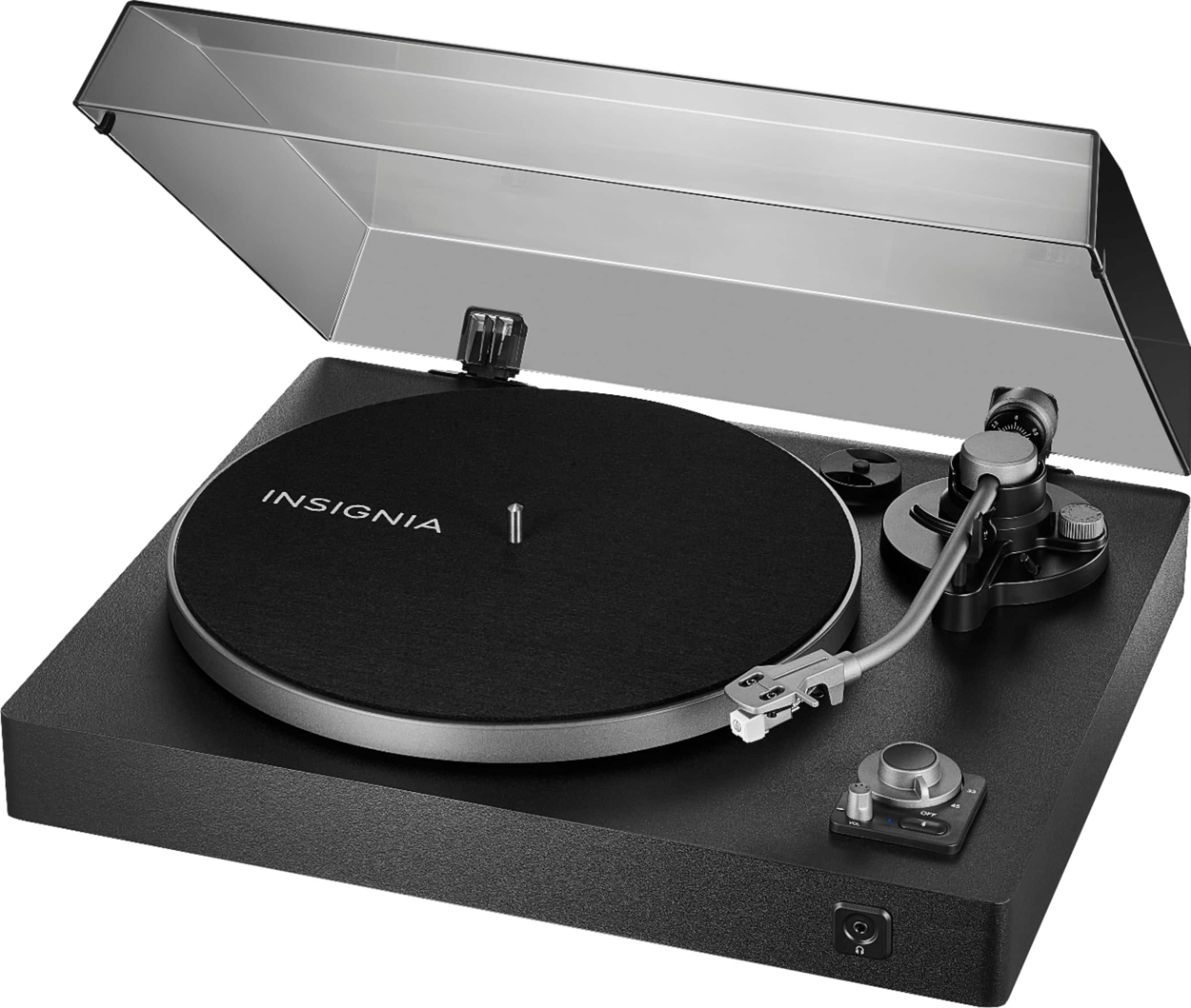 Alt View 12. Insignia™ - Bluetooth Stereo Turntable - Black.