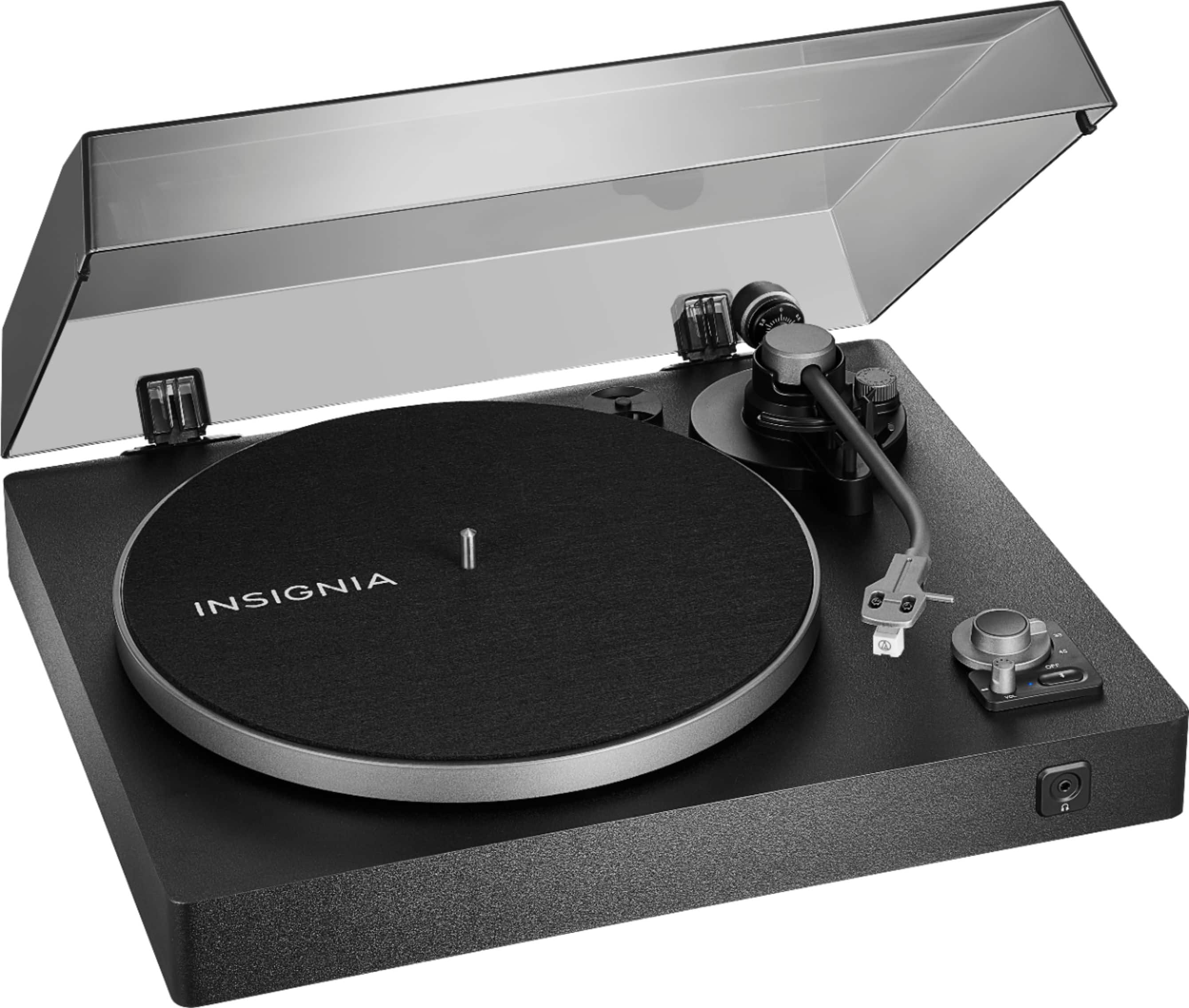 Alt View 13. Insignia™ - Bluetooth Stereo Turntable - Black.