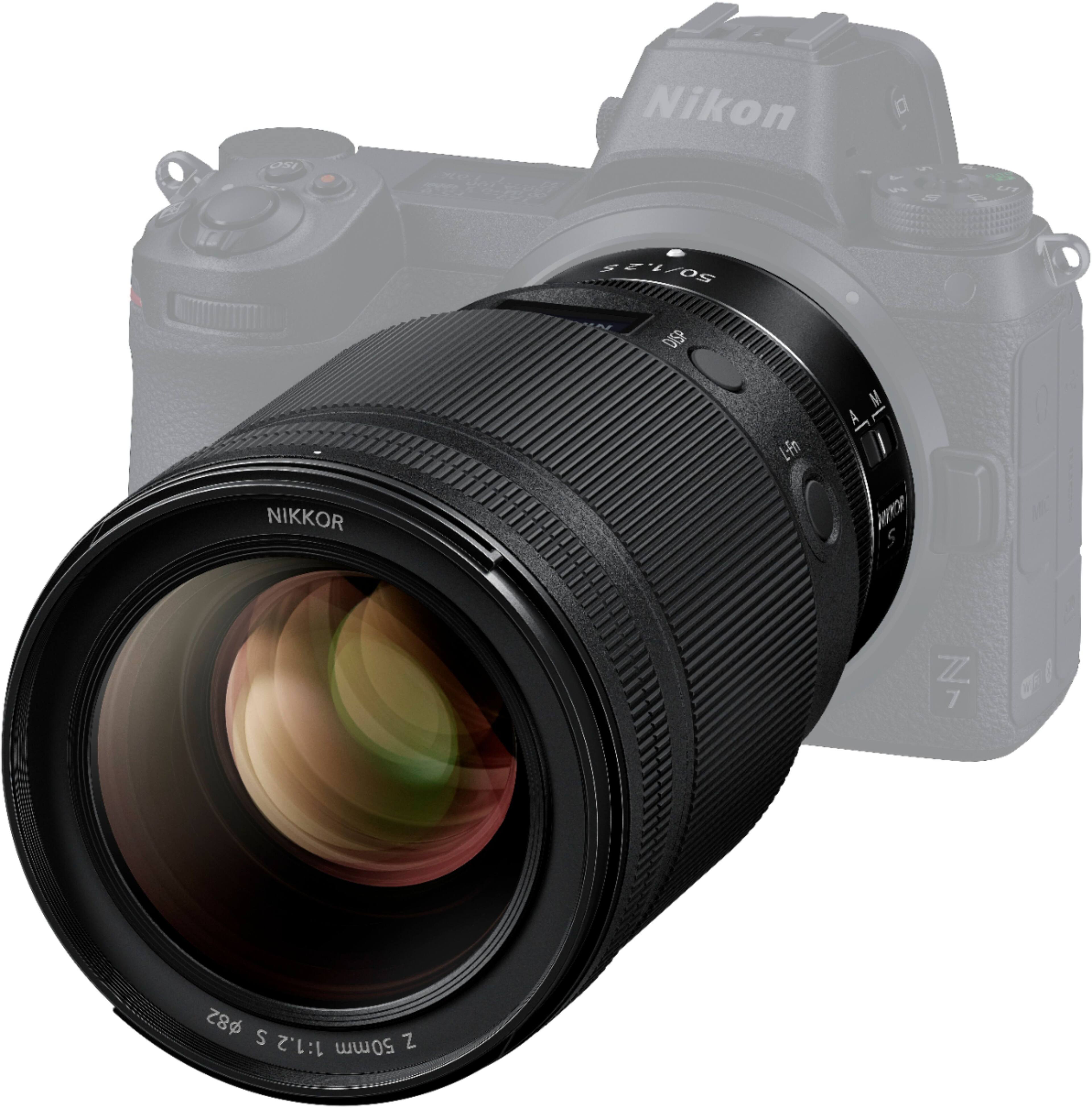 Back. Nikon - NIKKOR Z 50mm f/1.2 S Standard Prime Lens for Nikon Z Cameras - Black.