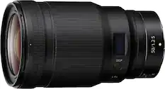 Front. Nikon - NIKKOR Z 50mm f/1.2 S Standard Prime Lens for Nikon Z Cameras - Black.