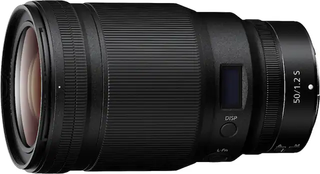 Front. Nikon - NIKKOR Z 50mm f/1.2 S Standard Prime Lens for Nikon Z Cameras - Black.